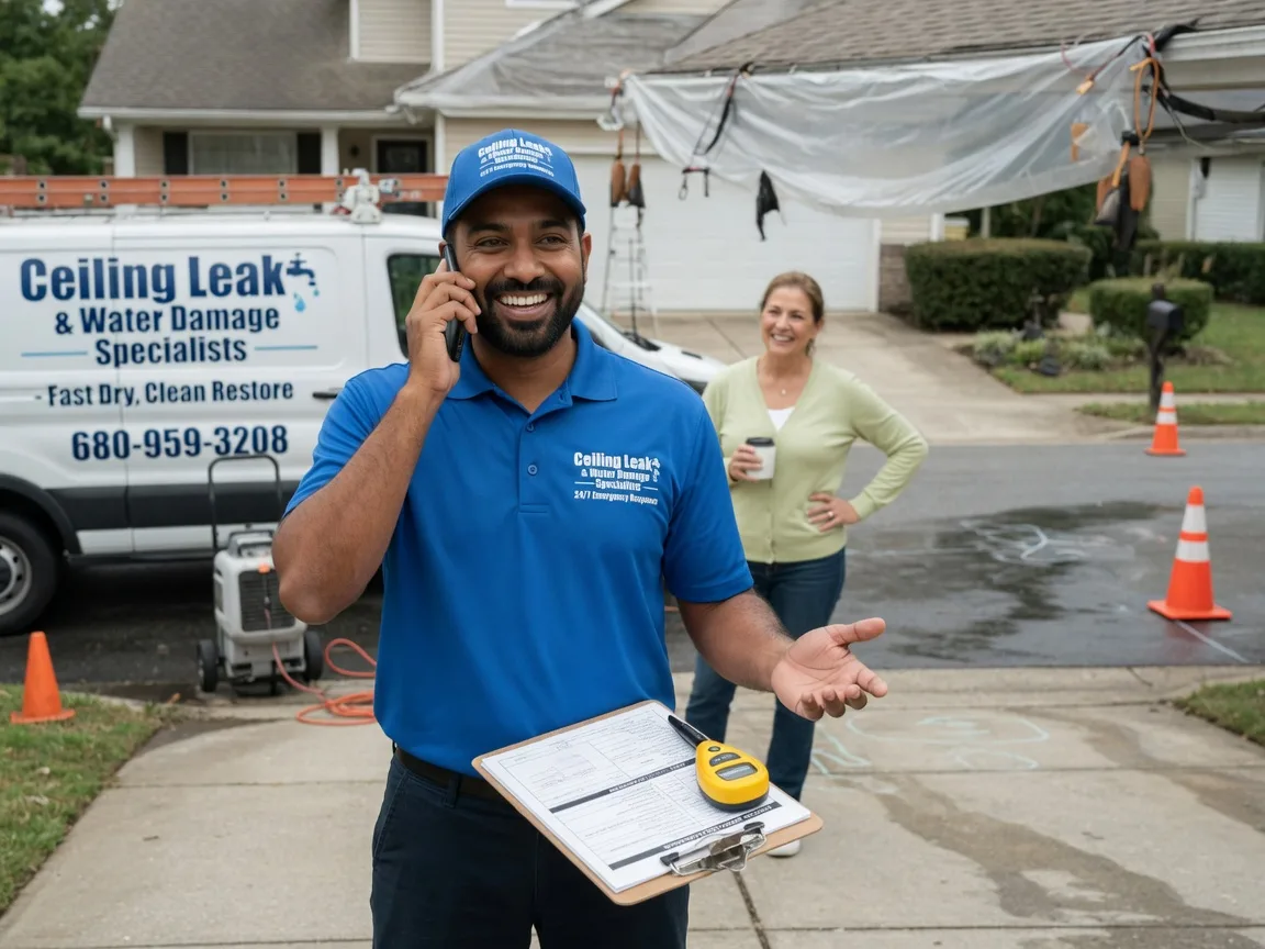 Ceiling Leak Cleanup Hooven, OH FAQs